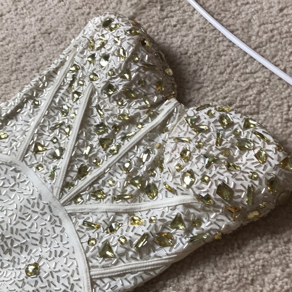 Fully embellished front and back Arden B dress - Picture 3 of 5